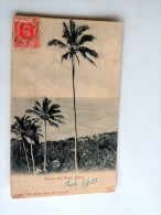 Carte Postale Ancienne : FIJI : Across The Reef, MUNIA, , Timbre 1913 - Fiji