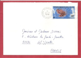 Y&TN°435  DJIBOUTI   Vers   FRANCE   1976 2SCANS - Brieven En Documenten