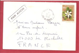 Y&TN°129  ILE DE TAHITI   Vers   FRANCE   1979 2SCANS - Lettres & Documents