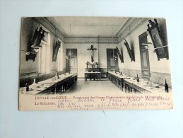 Carte Postale Ancienne : JUPILLE LEZ LIEGE : Pensionnat Des Dames Chanoinesses Régulières De St Augustin, Le Réfectoire, - Juprelle