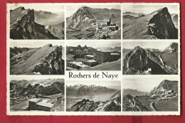 FVA-05  Rochers De Naye, Multivues. Circulé Sous Enveloppe. - Roche