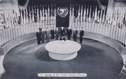 New York City United Nations The Signing Of The United Nations Charter - Places & Squares