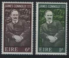 IRLANDE  207/208*  Centenaire De La Naissance De James Connelly - Neufs