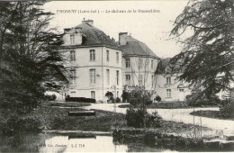 B10 / DEPT  44 CPA 1910 FROSSAY LE CHATEAU DE LA ROUSSELIERE  NEUVE VOIR DOS - Frossay