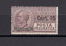 Italie 1925  YT Pneumatique 7  Mi 268  * - Correo Neumático