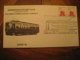 Johnstown USA 1985 Tram Tramway Street Electric Cable Car Railway Trolley Streetcar Cancel Cover - Tram