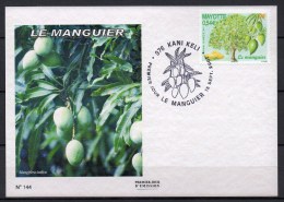 Mayotte - 2007 - Carte - Le Manguier - Storia Postale