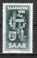 Sarre ( Saar ) Variété Du N° 293 Neuf ** Michel 306 I - Nuevos