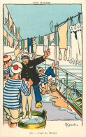 H. Gervese - Illustrateur - Nos Marins - ** L'Oeil Du Maître ** - Cpa N° 55 - Carte En Bon état. - Gervese, H.