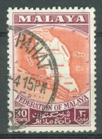 MALAYA - FEDERATION 1957: ISC 4 / YT 83a / Sc 83, Dent. 13 : 12 1/2, O - FREE SHIPPING ABOVE 10 EURO - Federation Of Malaya