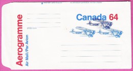 CANADA KANADA  - Aérogramme Avion Plane Flug - 1953-.... Reign Of Elizabeth II