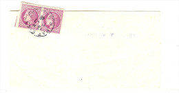 LGM FRANCE - MAZELIN 1f50x2 SUR FRAGMENT AU TARIF LETTRES  DU 1/1/1946 - 1945-47 Cérès De Mazelin