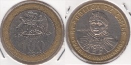 Cile 100 Pesos 2009 Bimetallic KM#236 - Used - Chili