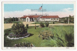 PHOENIX ARIZONA AZ COUNTRY CLUB BUILDING & PART OF GARDEN ~ 1920s Vintage Postcard [5792] - Phönix