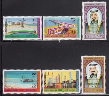 Qatar MH Scott #423-#428 Set Of 6 Accession Of Sheik Khalifa, 3rd Anniversary - Qatar