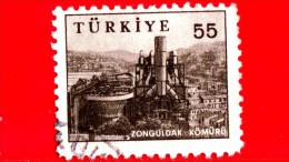 TURCHIA - Usato - 1959 - Miniera Di Carbone, Zonguldak - 55 - Oblitérés