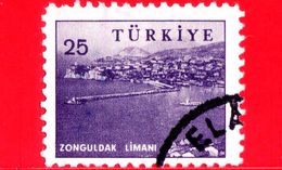 TURCHIA - Usato - 1959 - Porto Di Zonguldak - 25 - Used Stamps