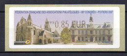 Vignette LISA  FFAP 80e Congrés Poitiers 2007 - 1999-2009 Illustrated Franking Labels