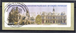 Vignette LISA  FFAP 80e Congrés Poitiers 2007 - 1999-2009 Illustrated Franking Labels