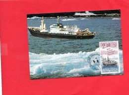 Carte En 1° Jour Du 1/1/1993  (( 20° Anniversaire Du Navire MARION 6 DUFRESNE )) - FDC
