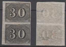 Brazil Brasil Mi# 13 (*) Mint Pair 30R Verticais - Ungebraucht