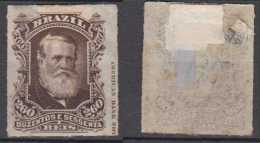 Brazil Brasil 1877 Dom Pedro 260R Mi# 44 LEGENDA ABN * Mint - Unused Stamps