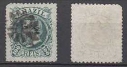 Brazil Brasil Mi# 52 Used 100R Dom Pedro 1882 Nice Mute PM - Used Stamps