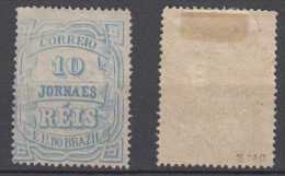 Brazil Brasil Mi# 94 * Mint 10R Jornais 1890 Perf. 13 - Ungebraucht