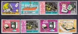 Qatar MH Scott #244-#251 Set Of 8 World Telecommunications Day - Qatar