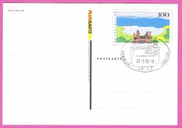 ALLEMAGNE GERMANY BRD - 2000 - Post Card Postkarte Carte Postale Entier Postal Postal Stationary Ganzsachen - Postcards - Used