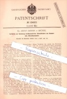 Original Patent - Dr. Adolf Zanner In Brüssel , 1901 , Gewinnung Von Schwefelsäure , Bruxelles !!! - Beroemde Personen