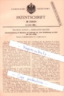 Original Patent - W. Horns In Remscheid-Hasten , 1900 ,  Antriebsvorrichtung Für Maschinen  !!! - Remscheid