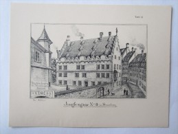 Planche Jungferngasse N°8 In  Strassburg Strasbourg - Arquitectura