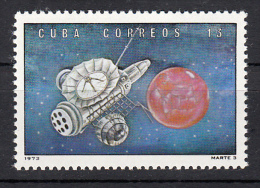 SONDE Martienne  Mars 3  Lancée Le 2 Décembre 1971 - Timbre De Cuba - America Del Nord