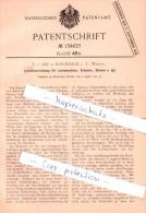 Original Patent - E. V. Jan In Kirchheim Unter Teck , Württ. , 1901 , Antriebsvorrichtung Für Lochmaschinen !!! - Kirchheim