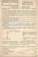 Chauffage Et Eclairage - Gaz - Chauffage Des Locaux - La Documentation Ménagère Permanente (1945-1946) - Fiches Didactiques