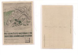 M2380 Cartolina PRO COMITATO NAZIONALE ASSISSTENZA DANNEGGIATI GUERRA  Illustrata Firmata - Franchise