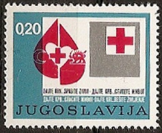 YUGOSLAVIA 1974 RED CROSS Surcharge MNH - Neufs