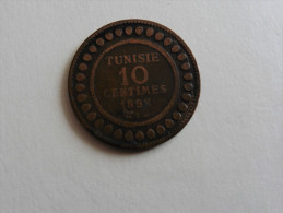 Afrique :Tunisie : 10 C Bronze 1892 - Tunisia