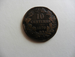 Europe :Luxembourg 10 C  1870 - Luxembourg