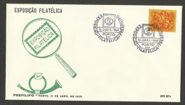 Portugal Cachet Commemoratif Expo Philatelique Porto 1969 Philatelic Expo Oporto Event Postmark - Postal Logo & Postmarks