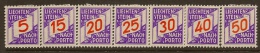 LIECHTENSTEIN 1928 Postage Due SG D84-91 HM GI221 - Postage Due