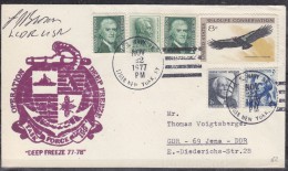 United States 1977 Operation Deep Freeze Cover Ca Nov 22 1977 US Navy New York Signature (20103) - Other & Unclassified