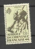 Afrique Occidentale Française  N°12 Neuf Avec Charnière* Cote 3.80 Euros - Neufs