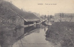 Garges 95 - Lavoir Et Pont Sur Le Croult - Edition Villaine - Militaria Artillerie 1914 Cachet Camp Retranché - Garges Les Gonesses