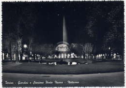 TORINO - GIARDINI STAZIONE PORTA NUOVA - NOTTURNO - Stazione Porta Nuova