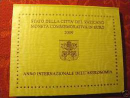 2 Euro 2009 Folder VATICANO Vatican Vatikan Astronomia - Vatikan