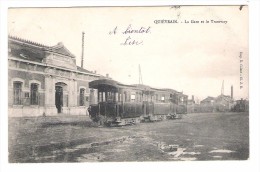 Quiévrain La Gare Et Le Tramway - Quievrain