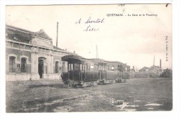 Quiévrain La Gare Et Le Tramway - Quiévrain