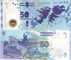 Nuovo ARGENTINA  50 Pesos   ( Malvinas )  2015 - Argentina